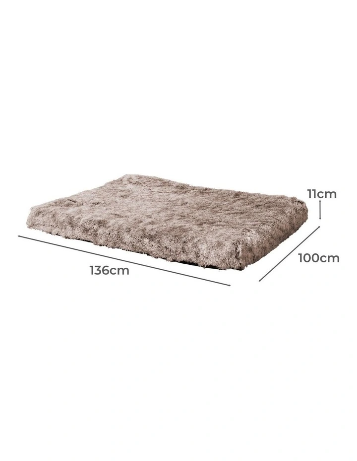 Dog Mat Pet Bed XL in Coffee image 3