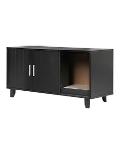Cat Litter Cabinet Box in Black