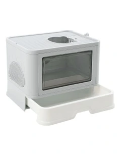 Foldable Cat Litter Box in Grey
