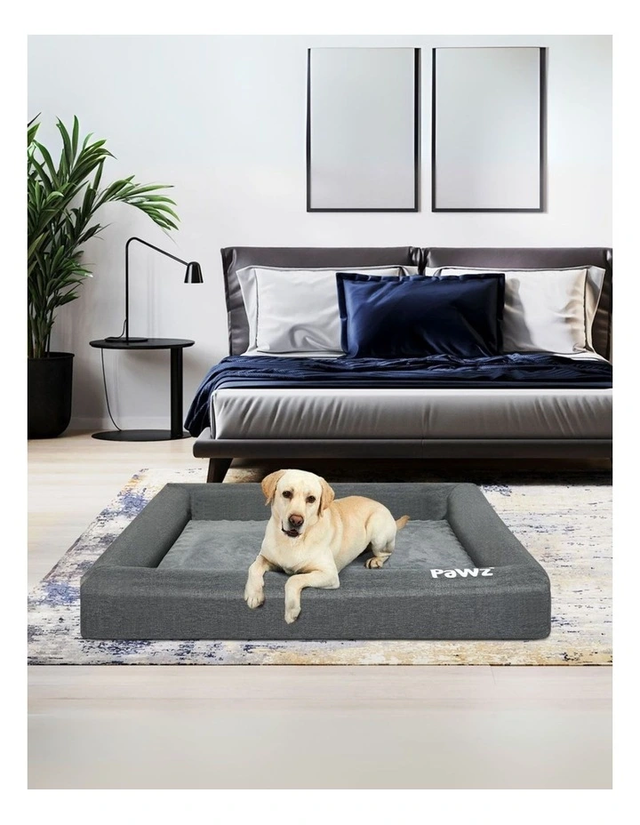 Dog Cushion Pet Bed XL in Grey image 7