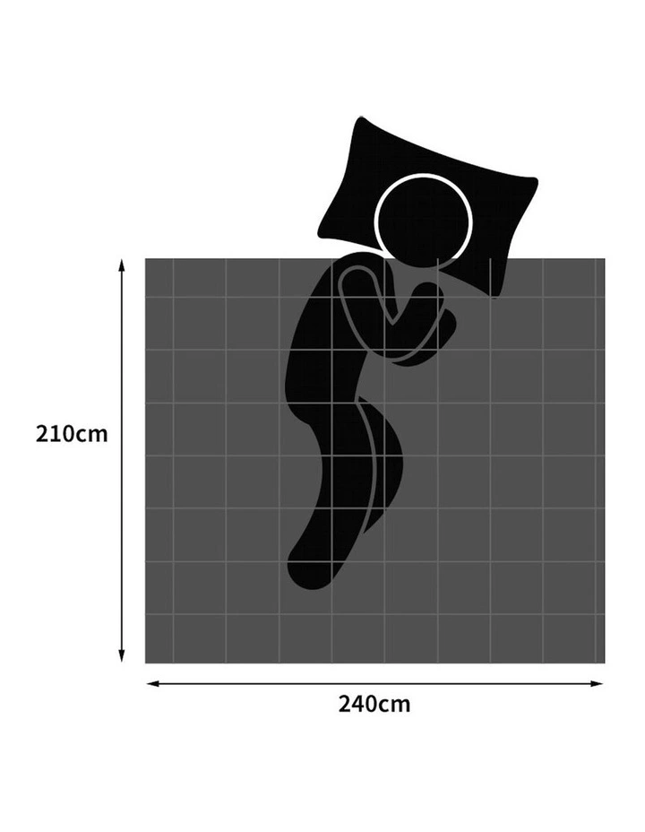 Microfibre Soybean Fibre Duvet King Quilt in White image 2