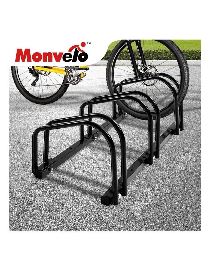 3 Floor Bikes Parking Stand in Black image 7