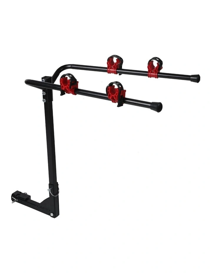 2 Rear Foldable Bike Rack Carrier in Black image 2