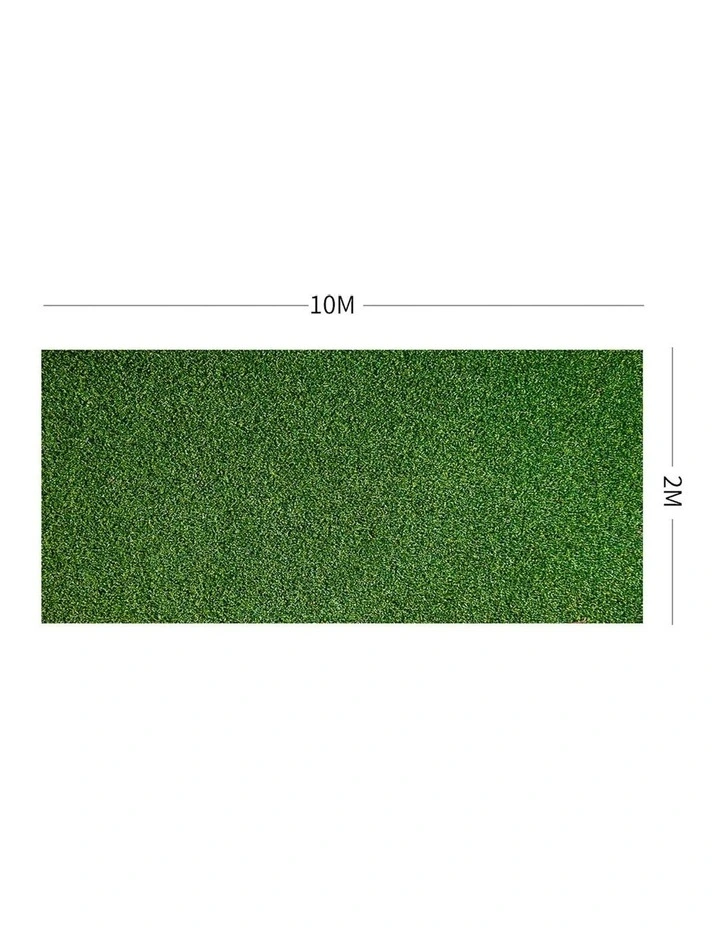 Artificial Grass Synthetic Turf Fake Plastic Plant 35 mm in Green image 3