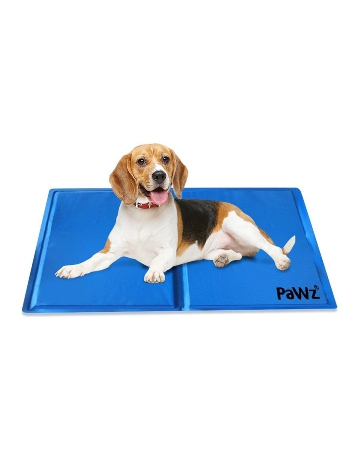Pet Non-Toxic Self Cooling Mat 65x50cm in Blue image 1