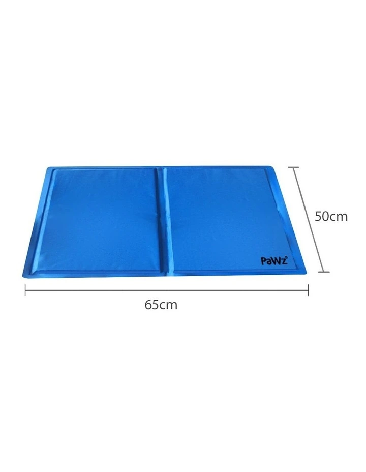 Pet Non-Toxic Self Cooling Mat 65x50cm in Blue image 3