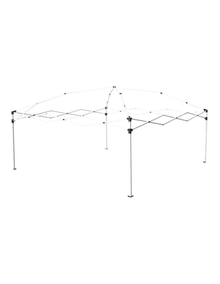 Gazebo Pop Up Marquee Wedding Tent 3x3m in Grey image 4