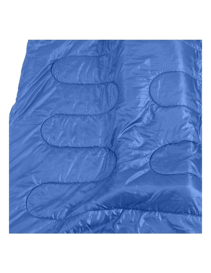 Outdoor Camping 0-18 Thermal Double Sleeping Bag in Blue image 4