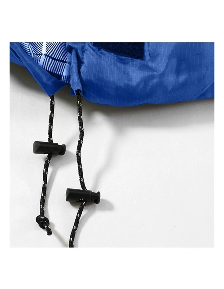 Outdoor Camping 0-18 Thermal Double Sleeping Bag in Blue image 5