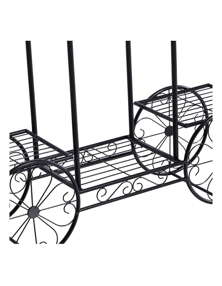 Metal Plant Stand in Black image 5