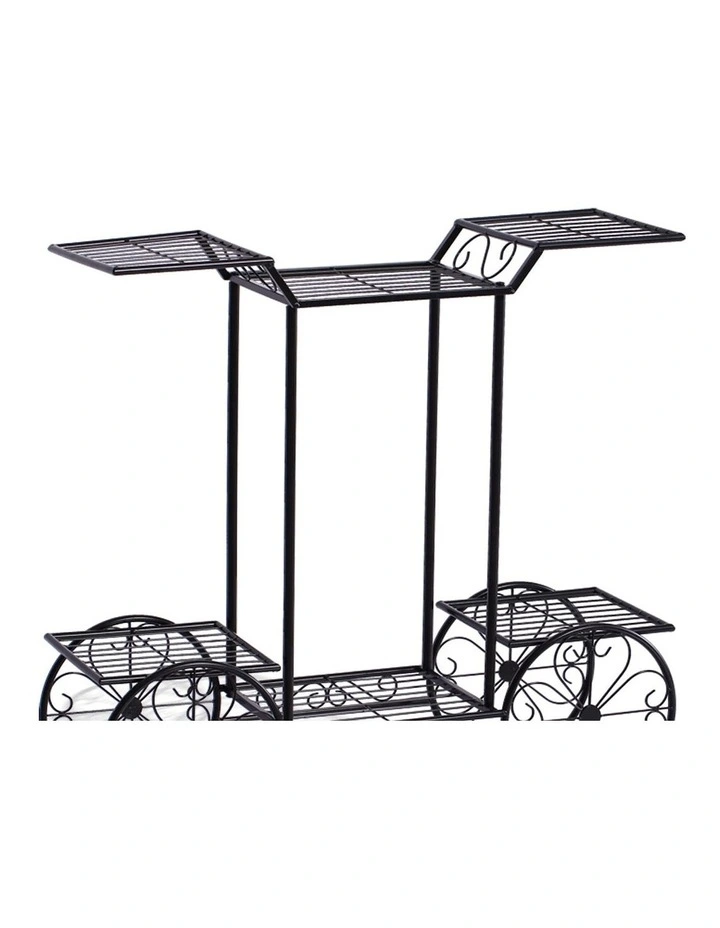 Metal Plant Stand in Black image 7