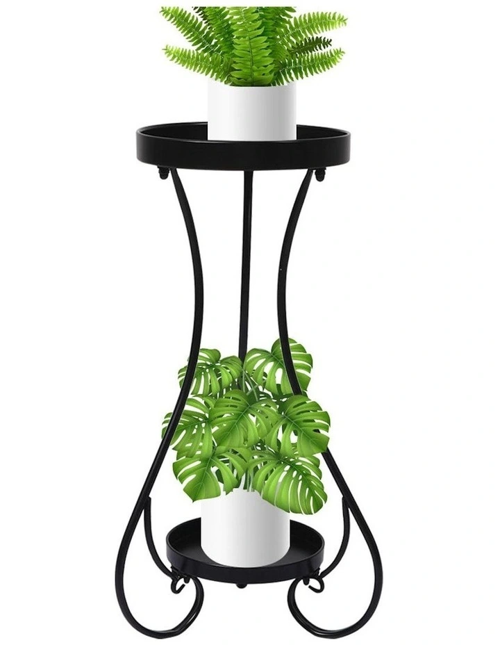 Levede 2 Tiers Metal Plant Stand image 1