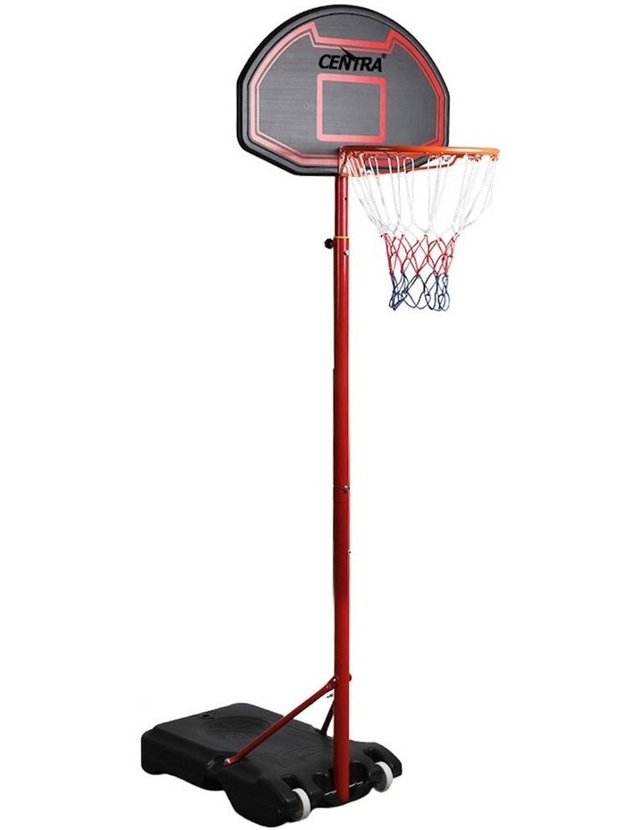 Height Adjustable Portable Basketball Hoop Stand 2.1m Red
