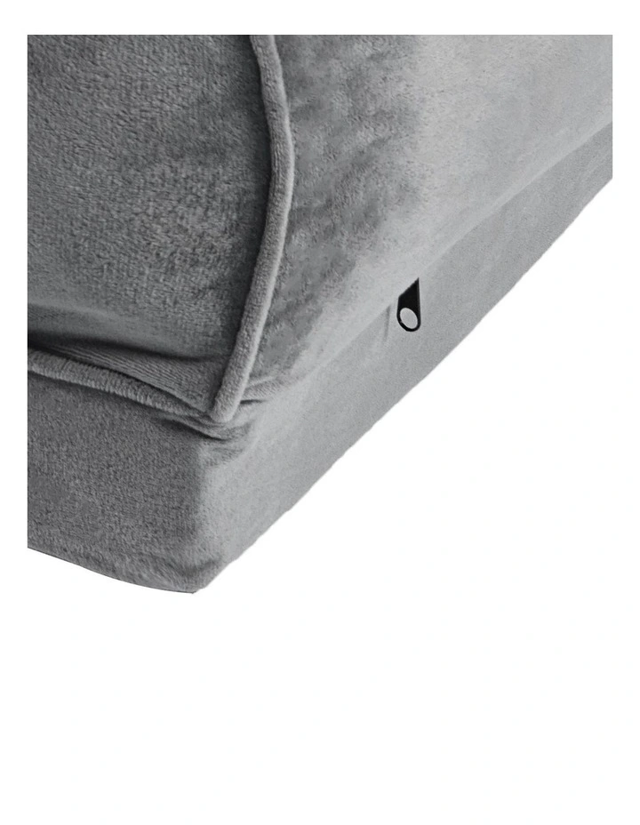 Soft Warm Plush Velvet Pet Bed Cover M in Grey image 4