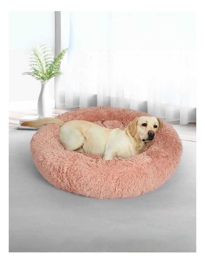 Donut Nest Calming Pet Bed XXXL in Pink image 2