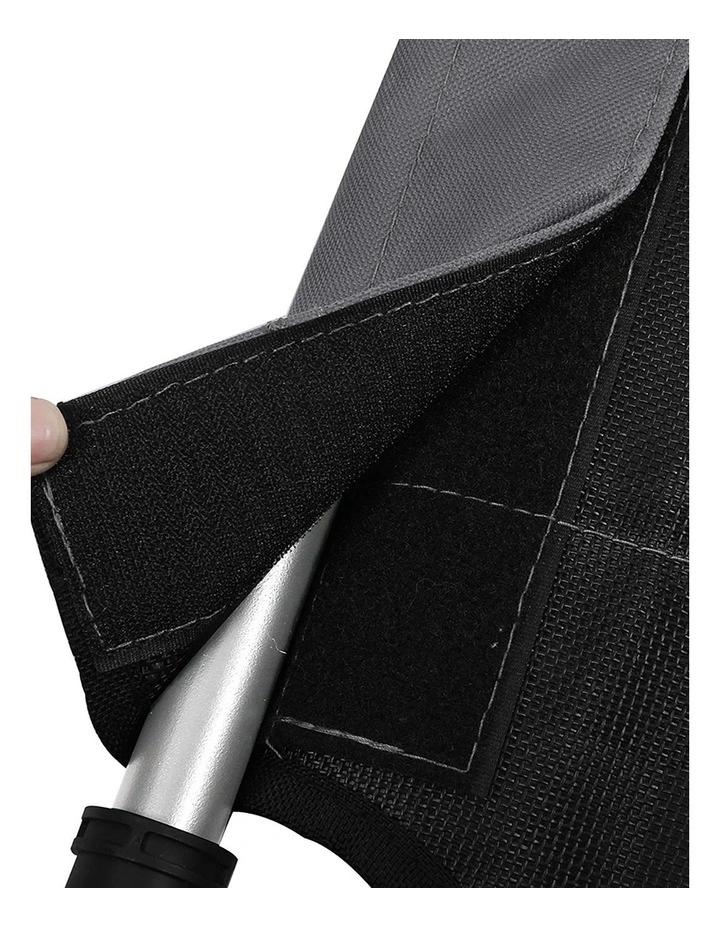 Elevated Trampoline Pet Bed With Canopy M in Grey image 5