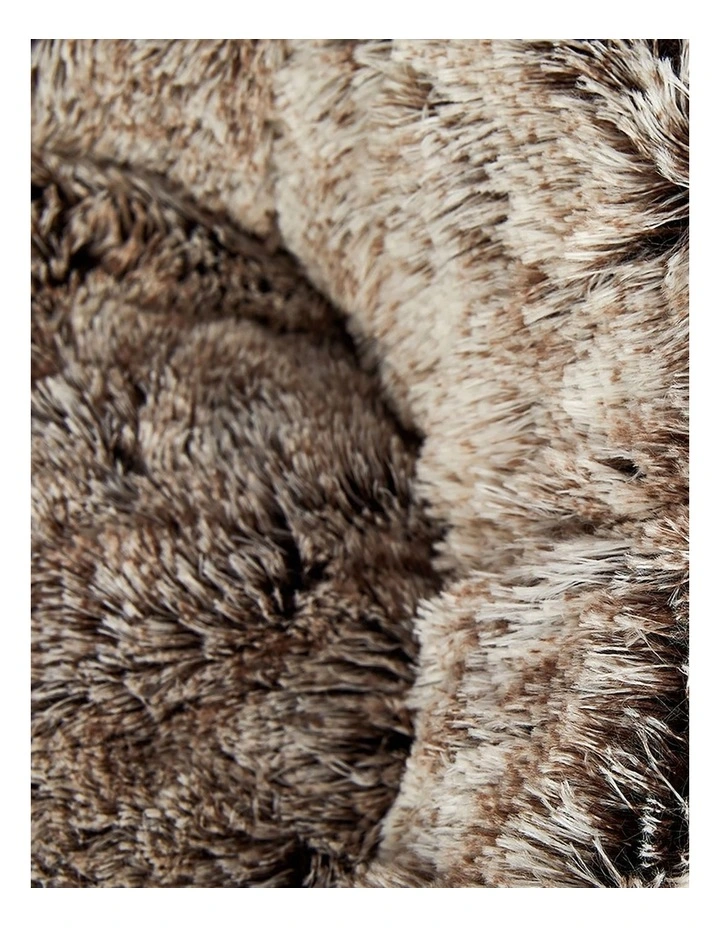 Replaceable Cover For Pet Calming Bed XL in Brown image 5