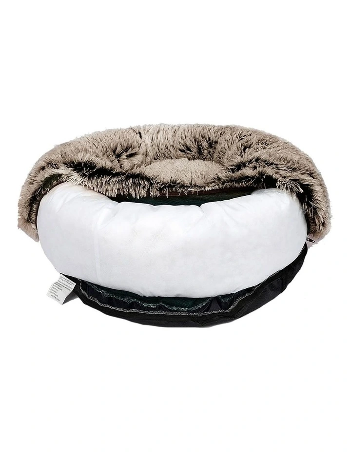 Replaceable Cover For Pet Calming Bed XL in Brown image 7