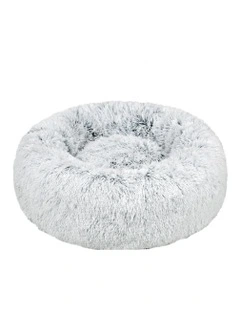 Replaceable Cover For Pet Round Calming Bed XL in Charcoal