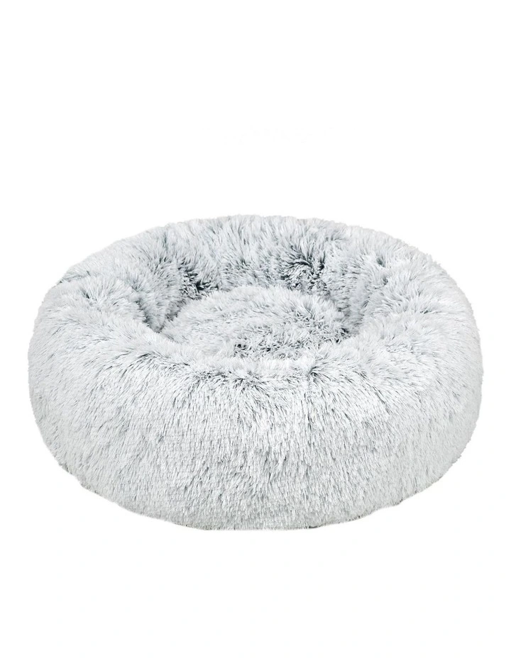 Replaceable Cover For Pet Round Calming Bed XL in Charcoal image 1