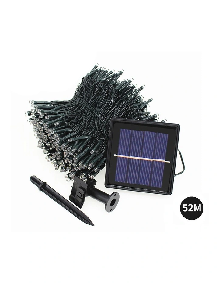 String Solar Powered Fairy Lights 52M 500 LED image 3