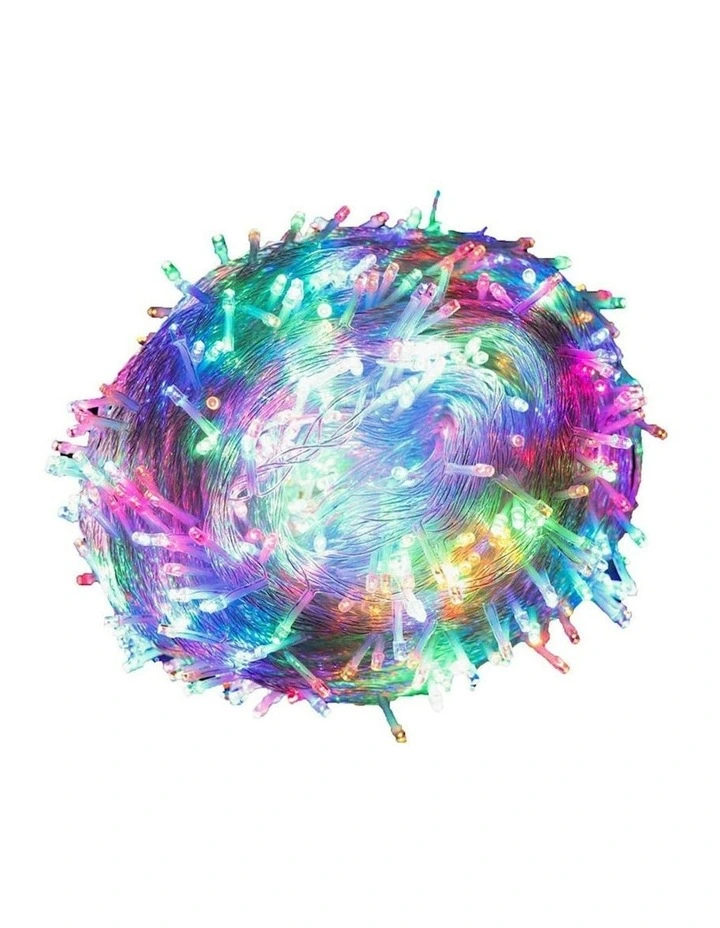 Emitto LED Curtain Fairy Lights 3x3M In Multi Colour image 1