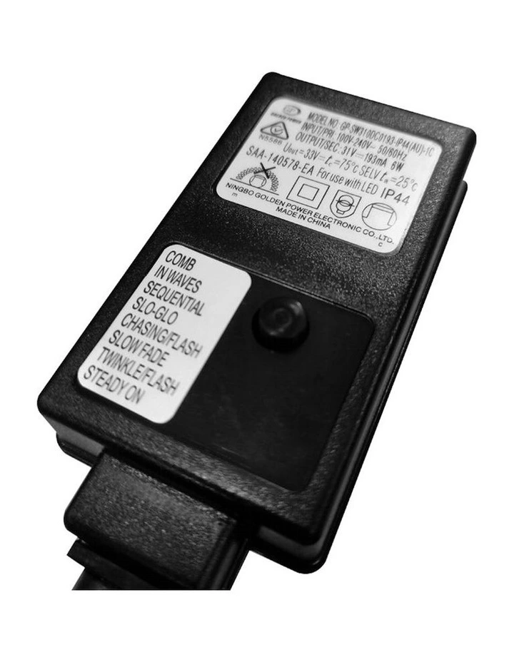 Emitto LED Curtain Fairy Lights 3x3M In Multi Colour image 4