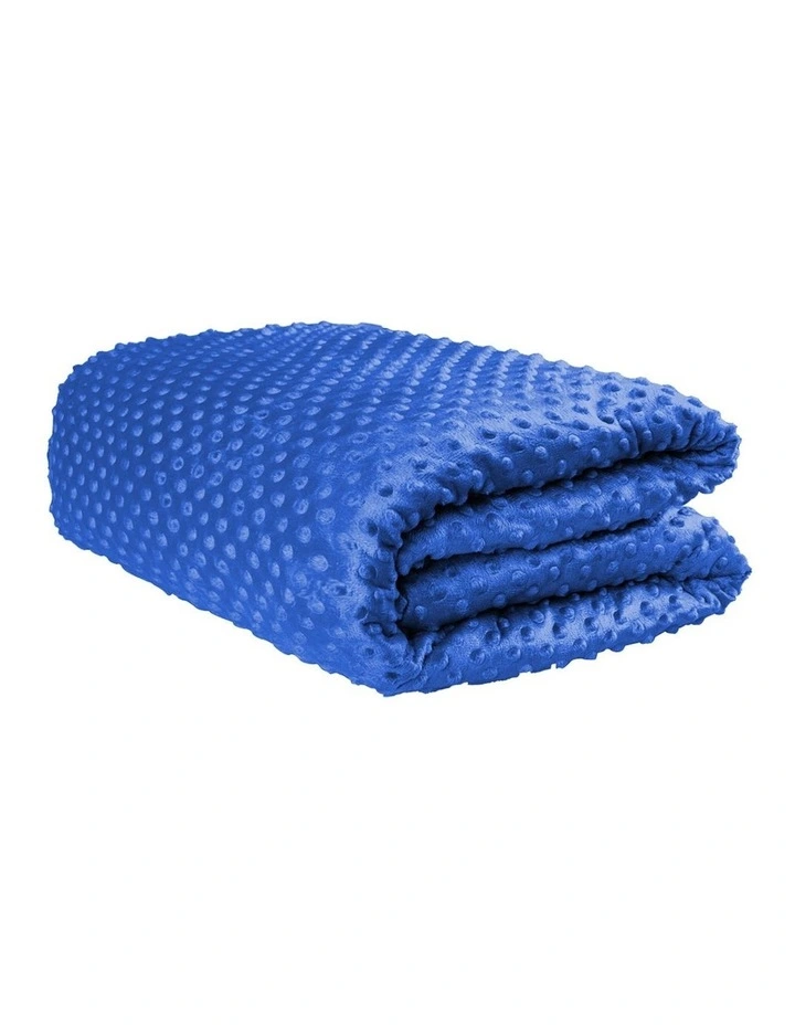 Weighted Double Blanket Cover in Blue image 1