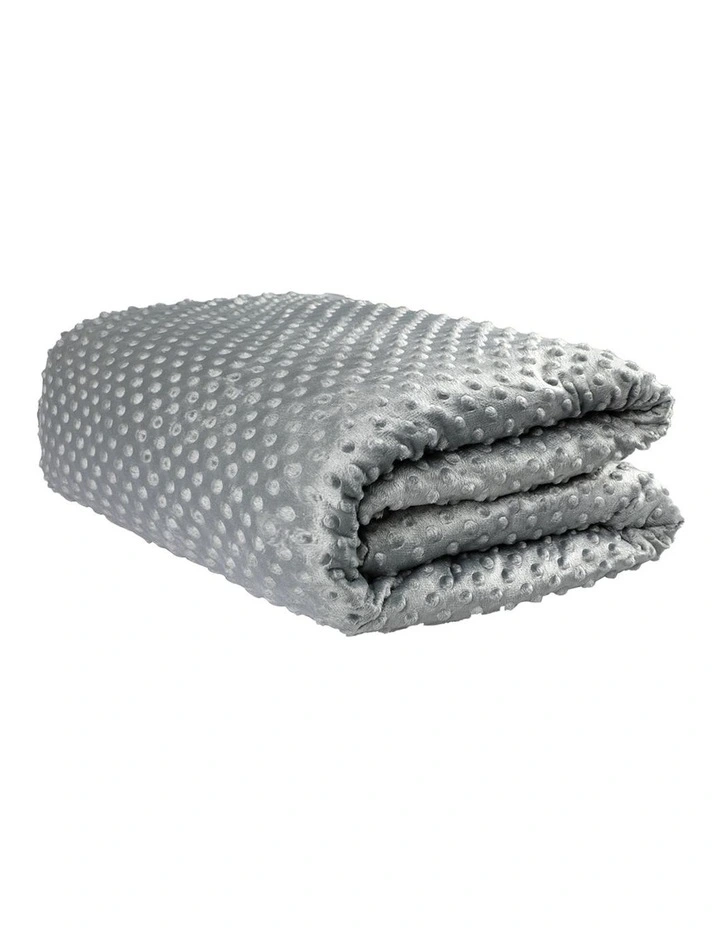 Weighted Double Blanket Cover in Dark Grey image 1
