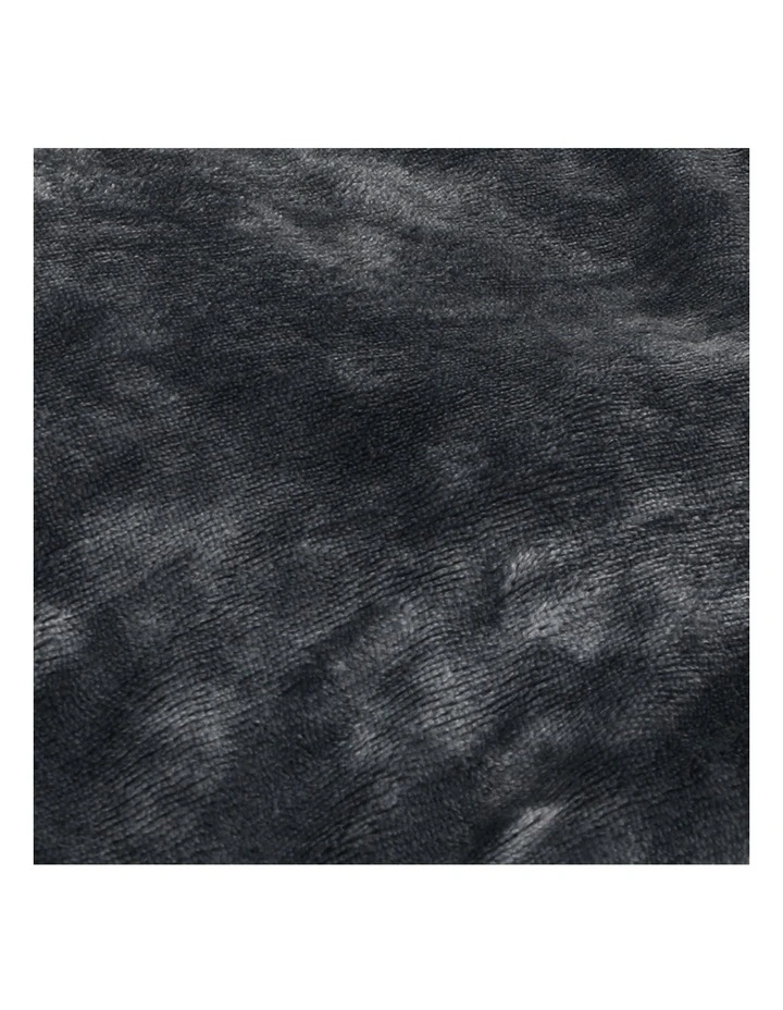 Weighted Double Blanket Cover in Dark Grey image 4