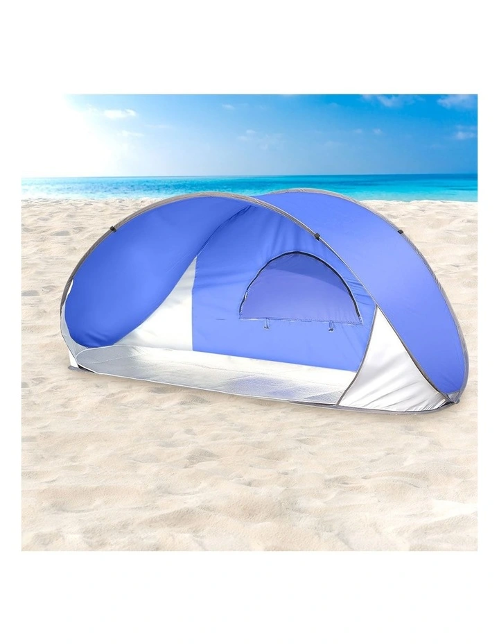 2-3 Person Pop Up Beach Tent in Blue image 7