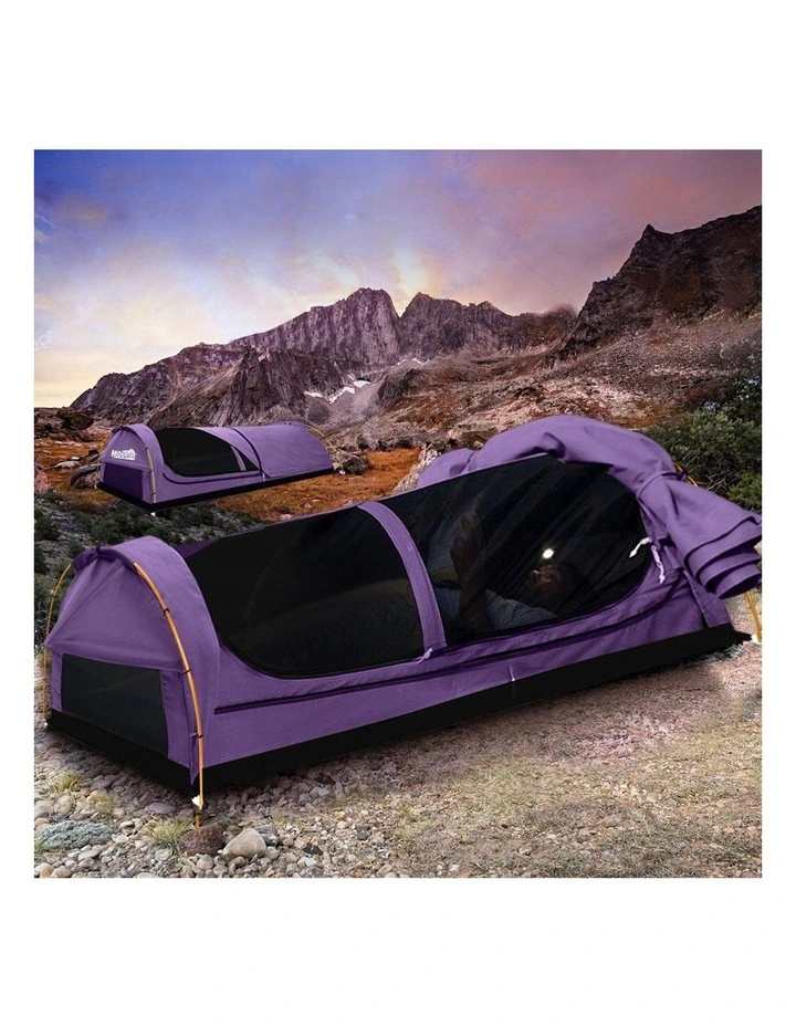 King Single Camping Swags in Purple image 7