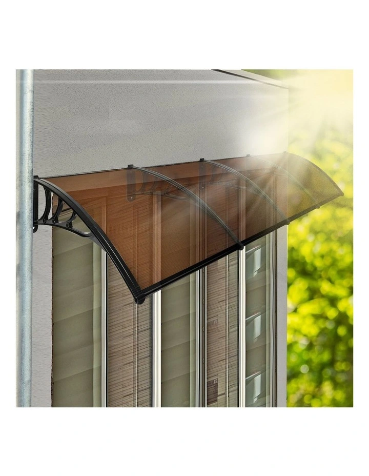 Window Door Awning 1MX4M in Brown image 7