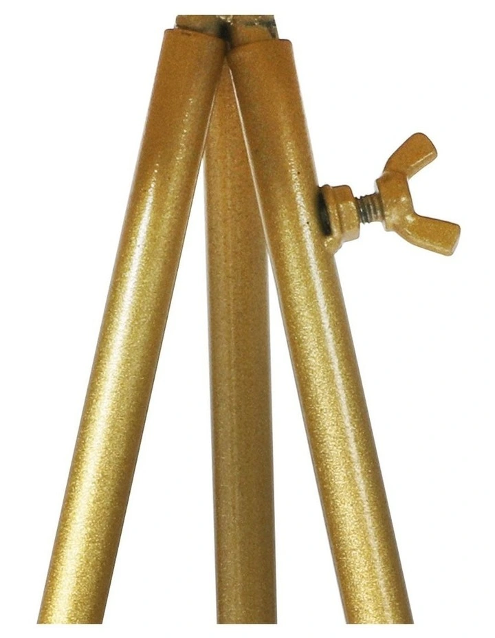 2 Tiers Outdoor Indoor Plant Stand in Gold image 6