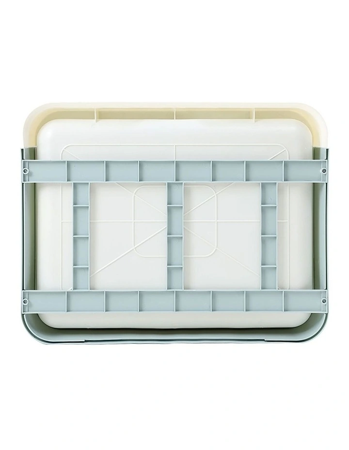 Foldable Cat Litter Box Tray in Blue image 4