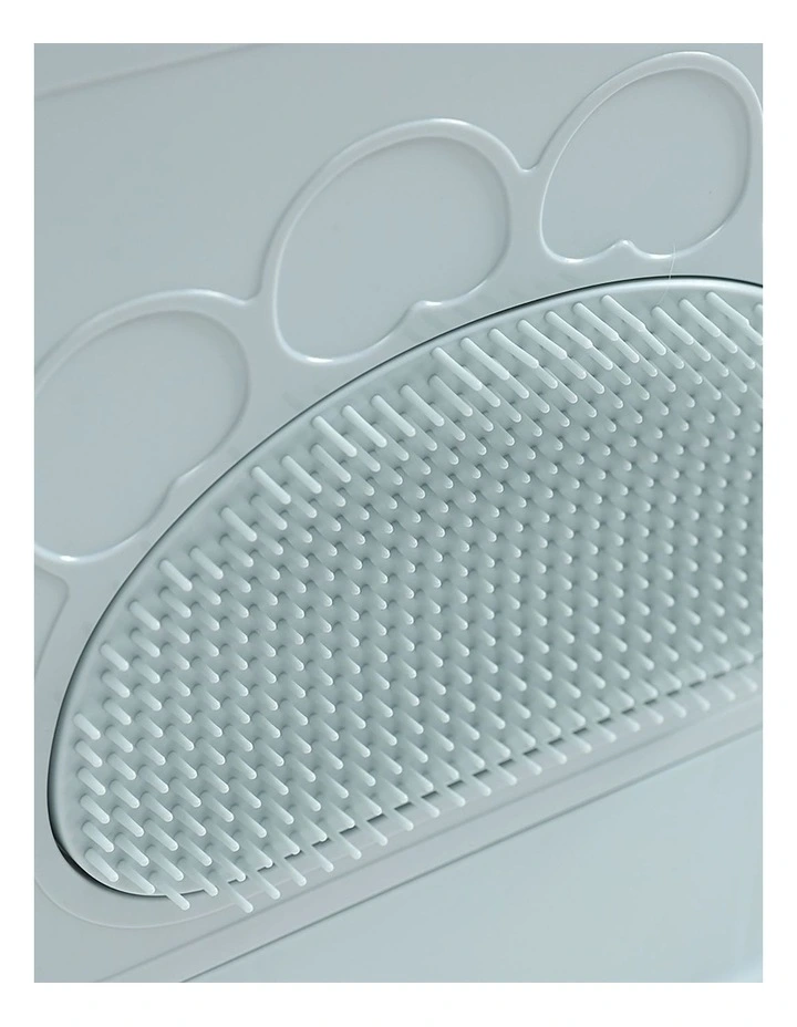 Foldable Cat Litter Box Tray in Blue image 5