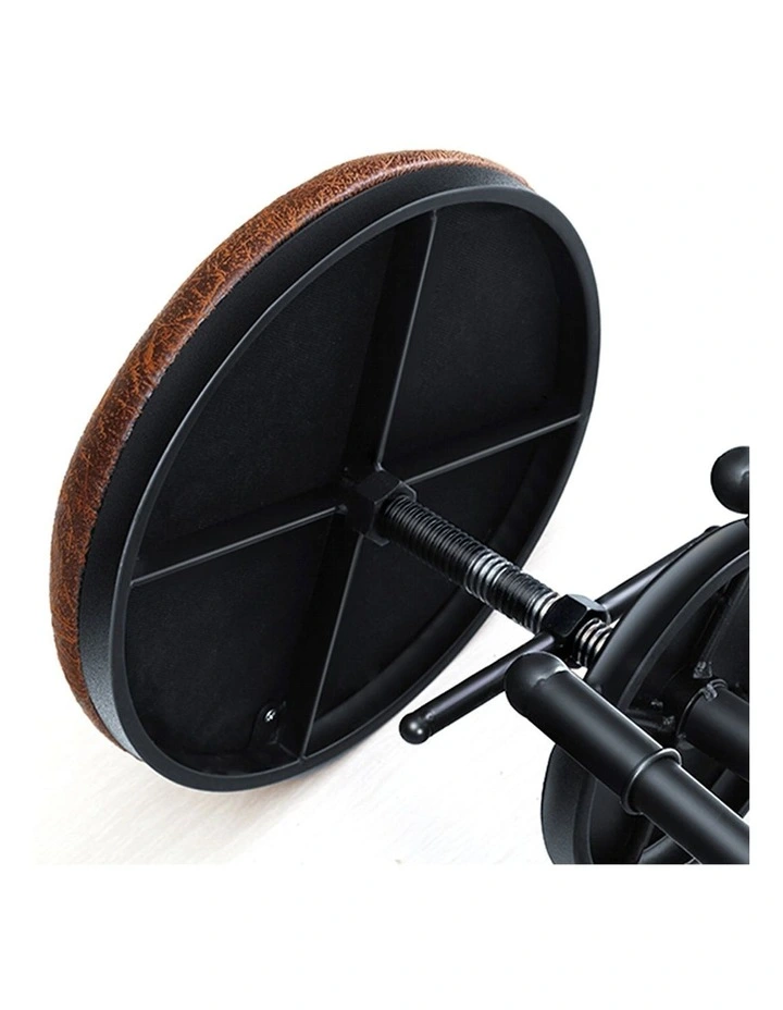 4x Bar Stools in Brown image 5