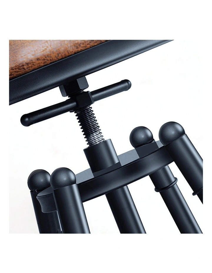 4x Bar Stools in Brown image 6