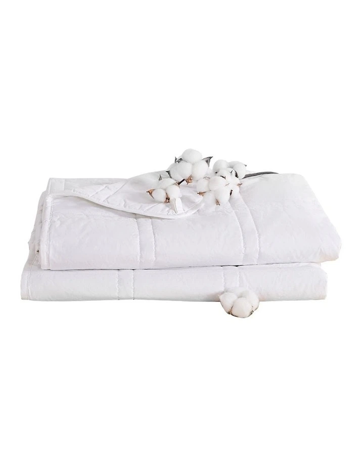 9Kg Weighted Blanket in White image 1