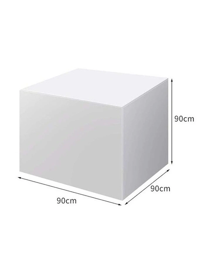 Waterproof Garden Patio Rain UV Protector Furniture Cover 90cm in Silver image 3