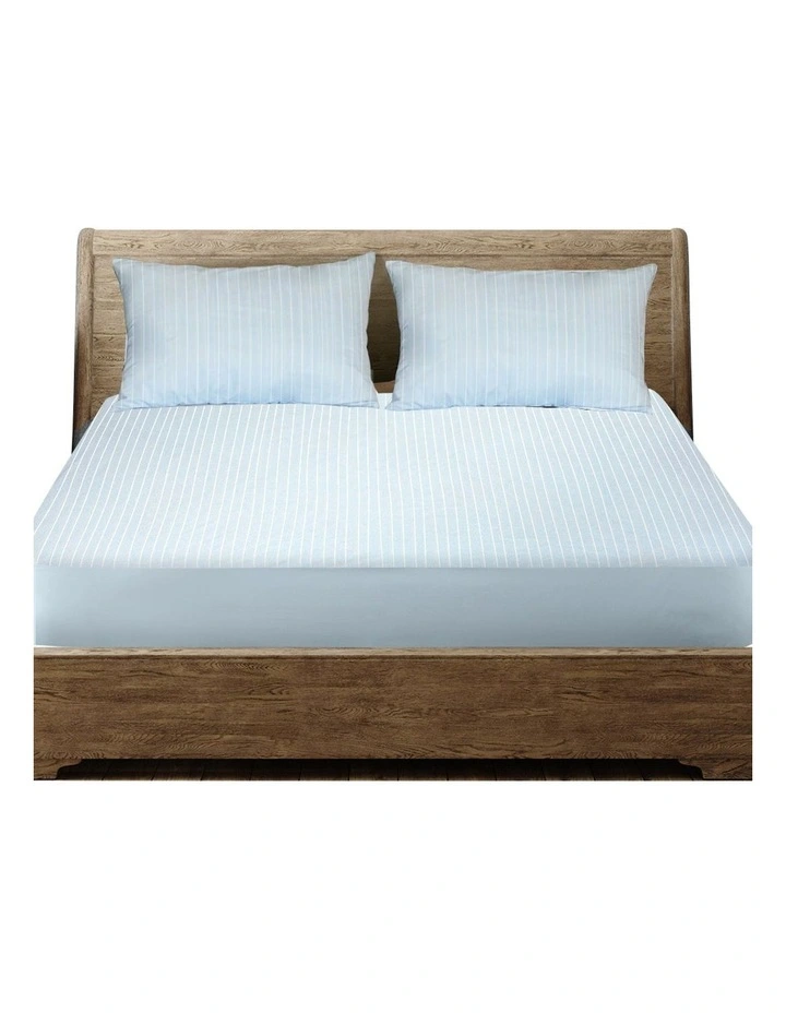 DreamZ 203x107 Cotton Terry Towel Waterproof Mattress Protector Cover Fully Fitted image 1