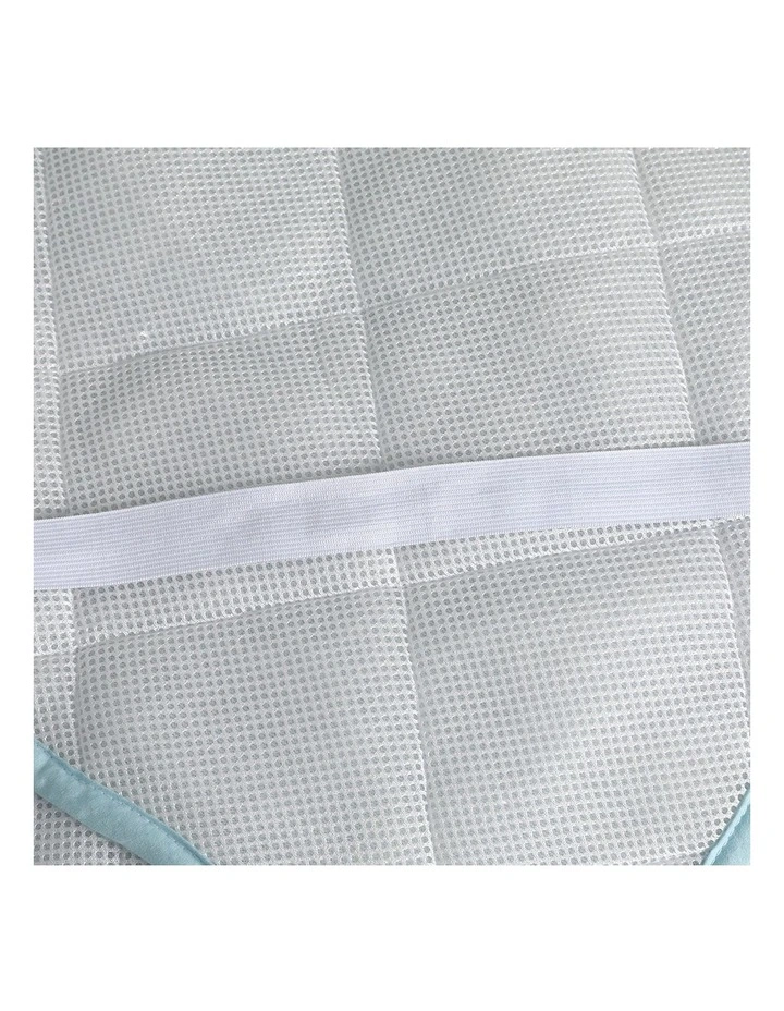 Mattress Protector Cool Topper Set With Pillow Case King in Blue image 6