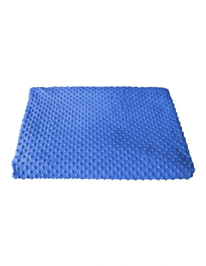 Single Weighted Blanket Cover in Blue image 2