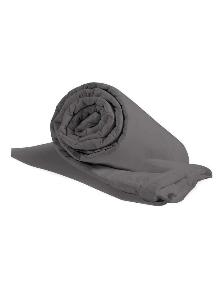 Cotton Heavy Gravity Weighted Blanket 5kg in Grey image 2