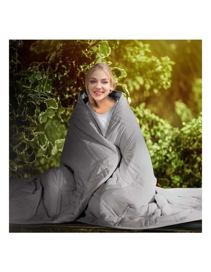 Cotton Heavy Gravity Weighted Blanket 5kg in Grey image 7