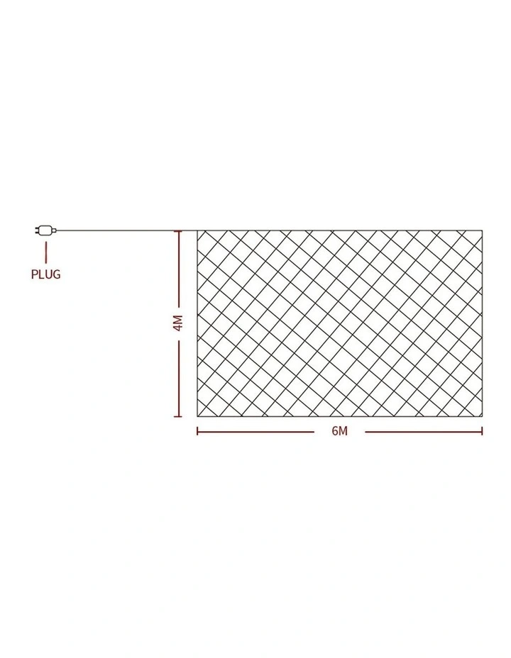 Christmas Net Mesh String 880LED Fairy Party Wedding Light image 3