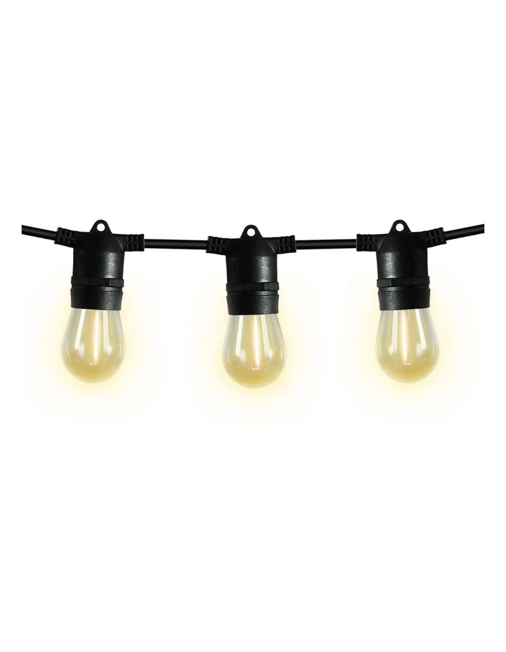 Solar LED Festoon Waterproof String Garden Lights 17m image 1