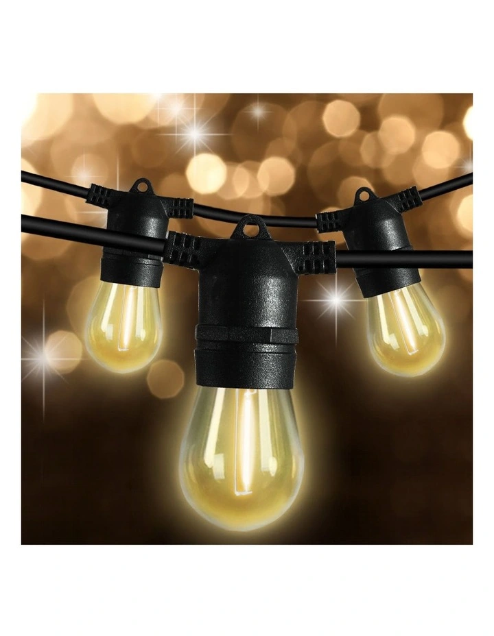 Solar LED Festoon Waterproof String Garden Lights 17m image 7