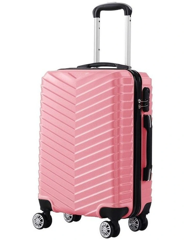 Hard Shell Carry Travel Luggage in Rose Gold image 1