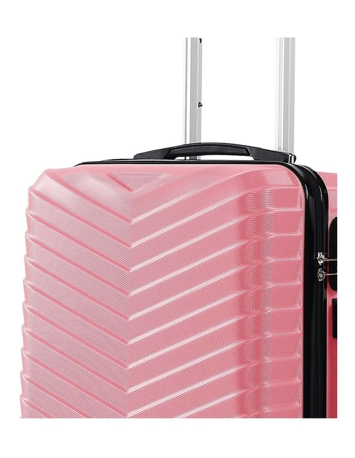 Hard Shell Carry Travel Luggage in Rose Gold image 5